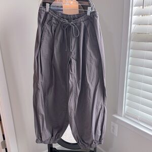 Anthropologie Women’s Oversized Charcoal Joggers